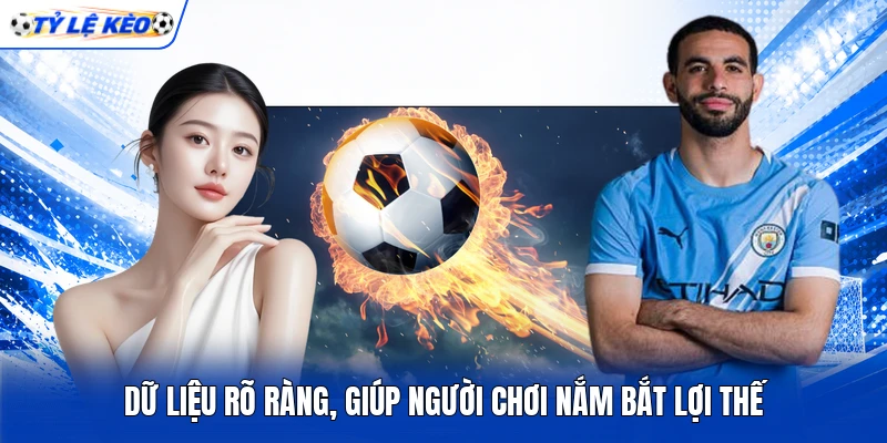 Dữ liệu rõ ràng, giúp người chơi nắm bắt lợi thế Dữ liệu rõ ràng, giúp người chơi nắm bắt lợi thế